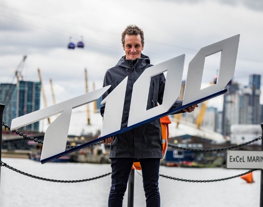 Alistair Brownlee at T100 Triathlon World Tour launch 2024