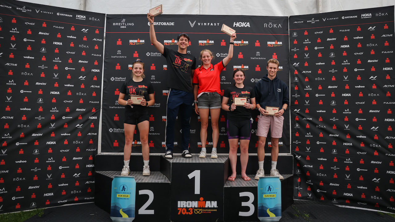 IRONMAN 70.3 Staffordshire 2023 Awards - photo credit Huw Fairclough for IRONMAN