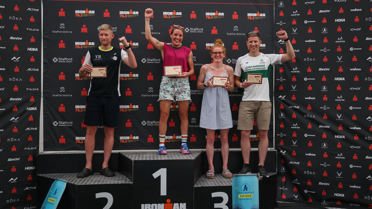 IRONMAN 70.3 Staffordshire 2023 Awards - photo credit Huw Fairclough for IRONMAN