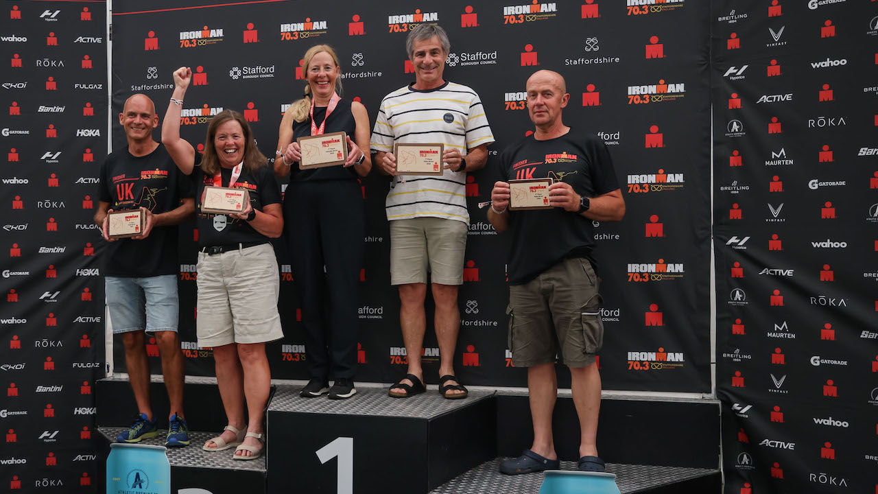 IRONMAN 70.3 Staffordshire 2023 Awards - photo credit Huw Fairclough for IRONMAN