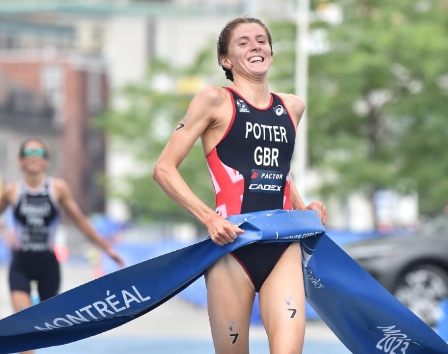 Beth Potter Montreal win 2023 photo credit World Triathlon