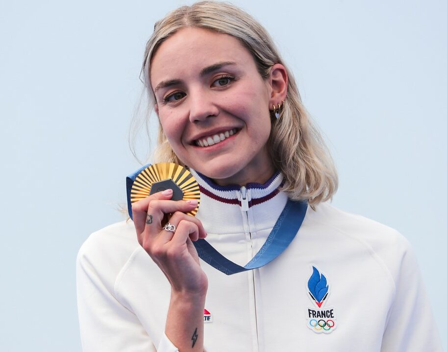 Cassandre Beaugrand Paris 2024 Olympic Games podium