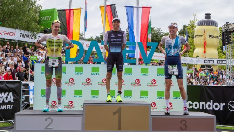 Women's Pro podium challenge Roth 2024 - Anne Haug, Laura Philipp, Els Visser