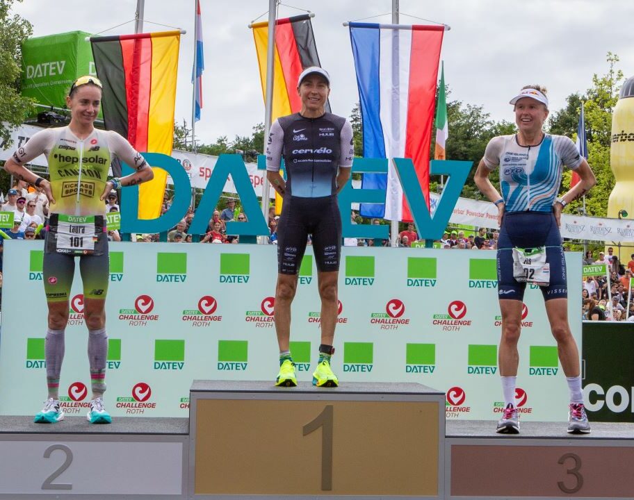 Women's Pro podium challenge Roth 2024 - Anne Haug, Laura Philipp, Els Visser