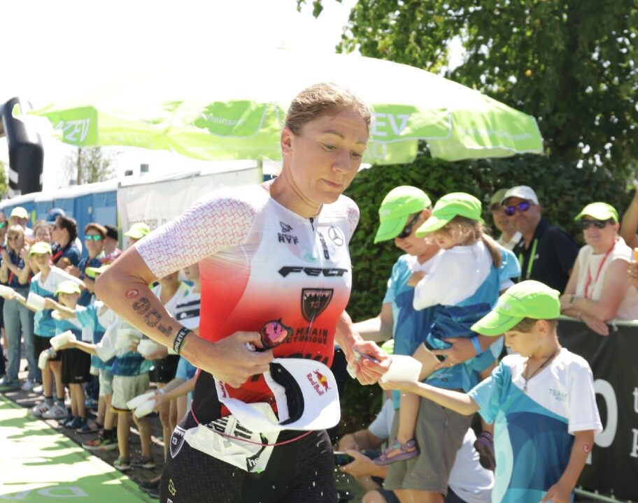 Daniela Ryf start of run Challenge Roth 2023 photo credit: Challenge Roth