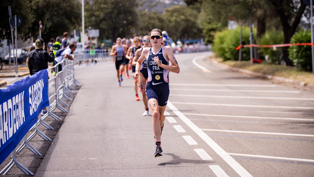 WTCS Cagliari 2024 Emma Lombardi early on the run