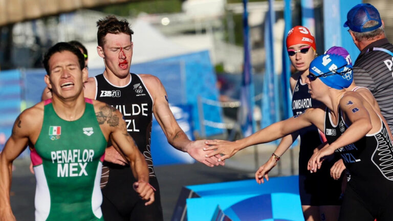 Hayden Wilde Mixed Triathlon Relay Paris 2024