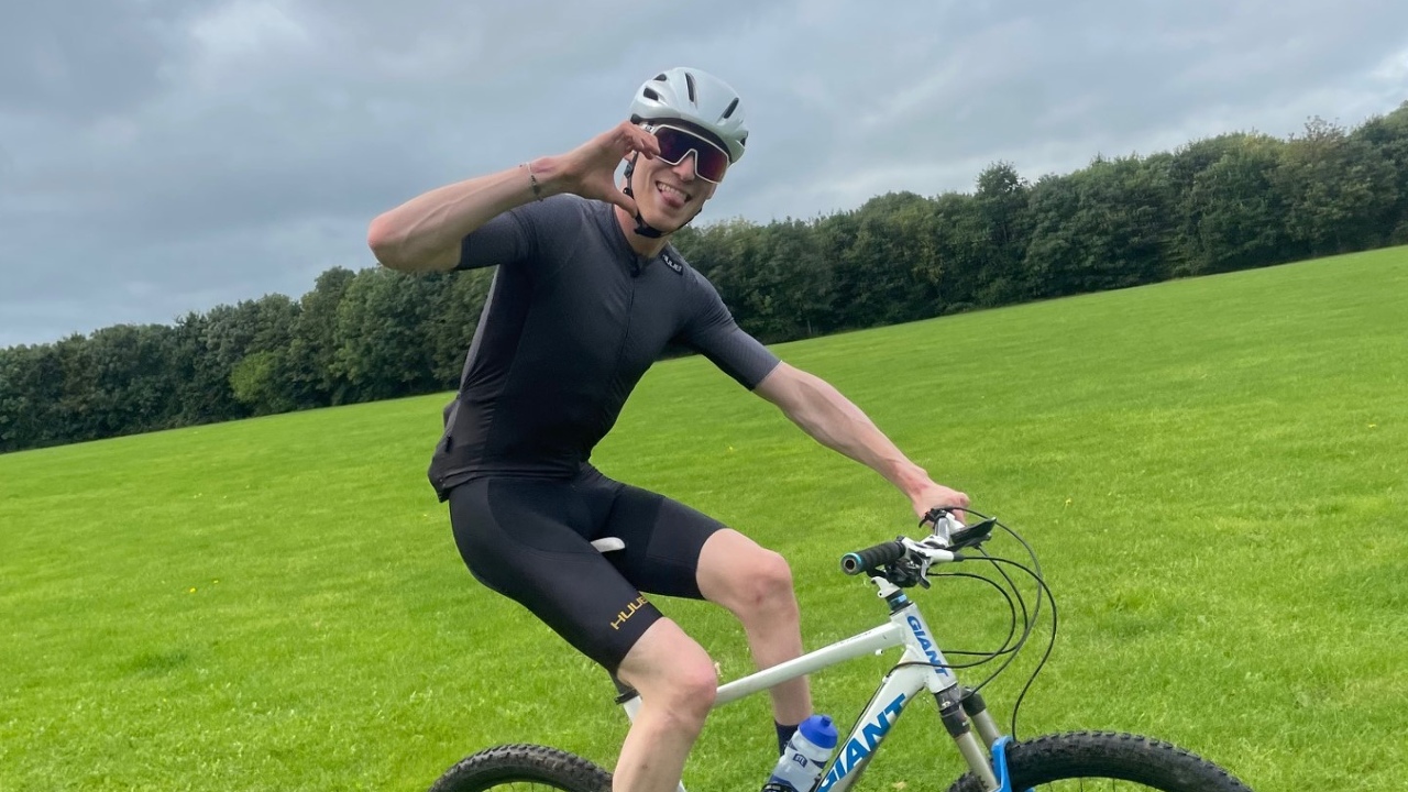 george peasgood back on bike september 2023