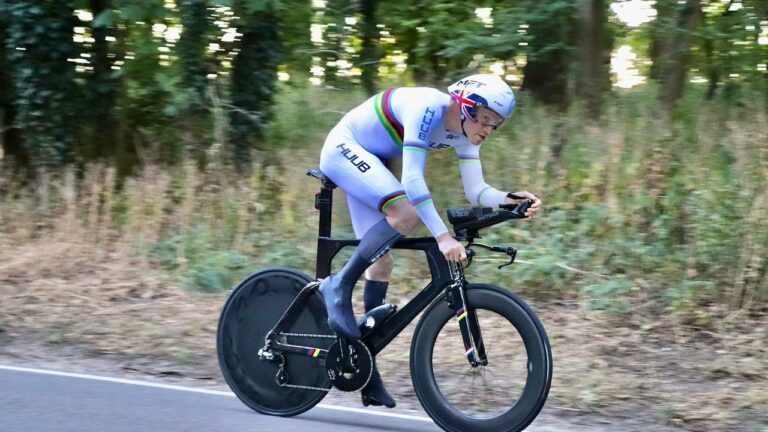 George Peasgood Time Trial World Championship stripes