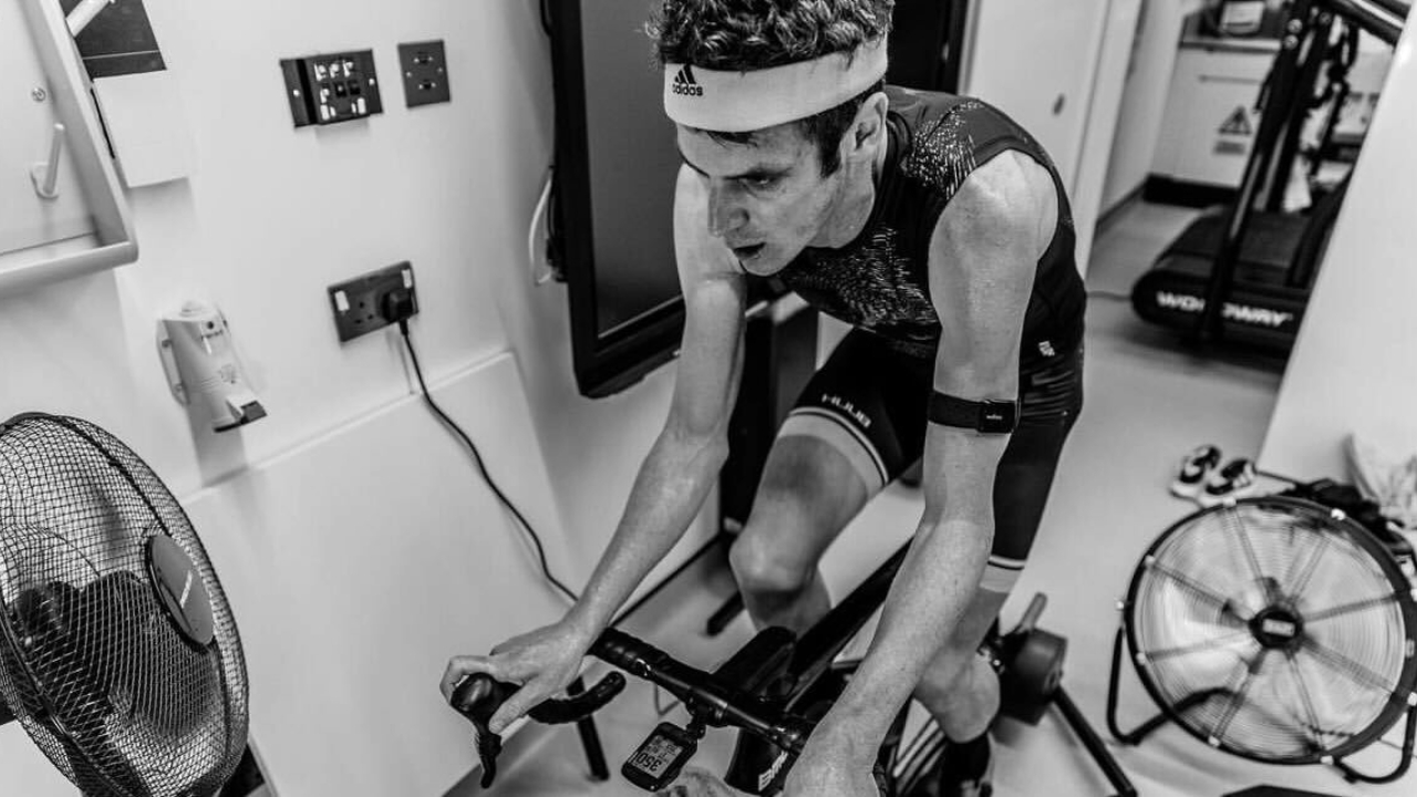 Jonny Brownlee is one of many pro triathletes who ride on Zwift