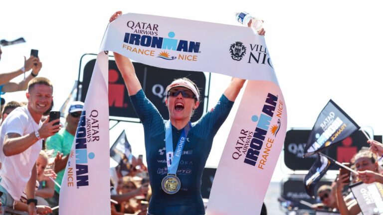 Lucy Charles-Barclay wins IRONMAN France 2024