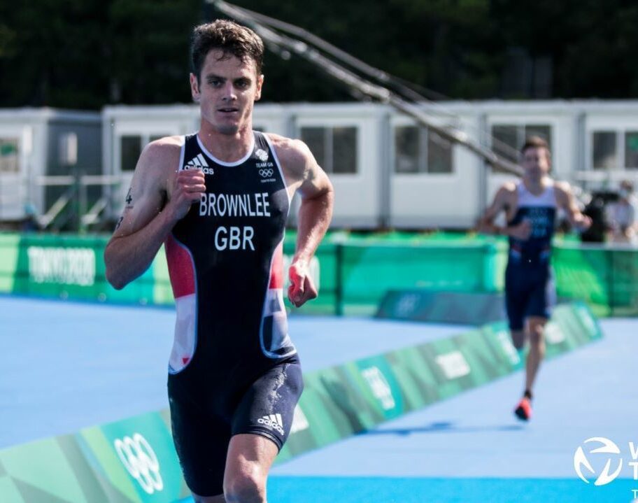 Jonny Brownlee Tokyo 2020 Mixed Team Relay run leg