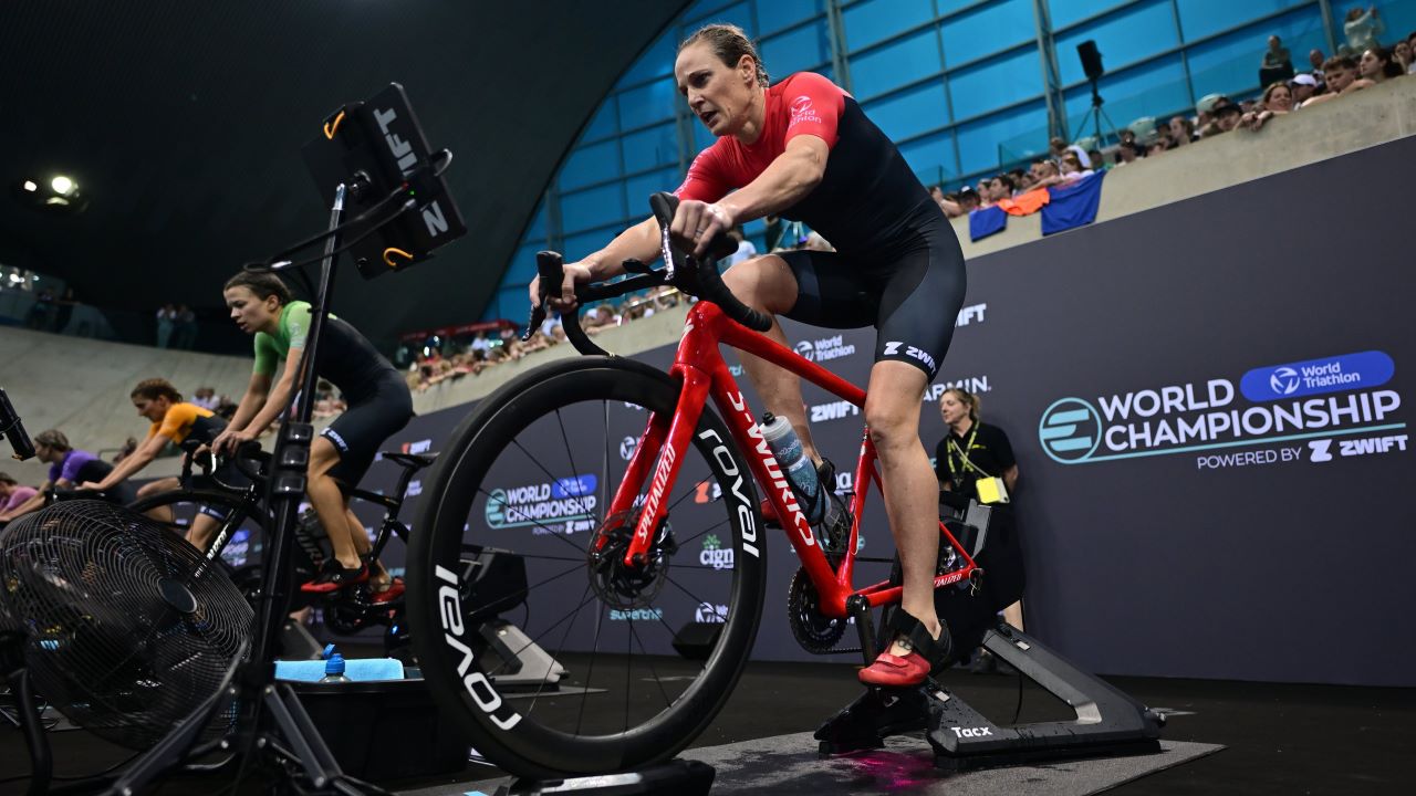 Katie Zaferes supertri E World Championship London 2024