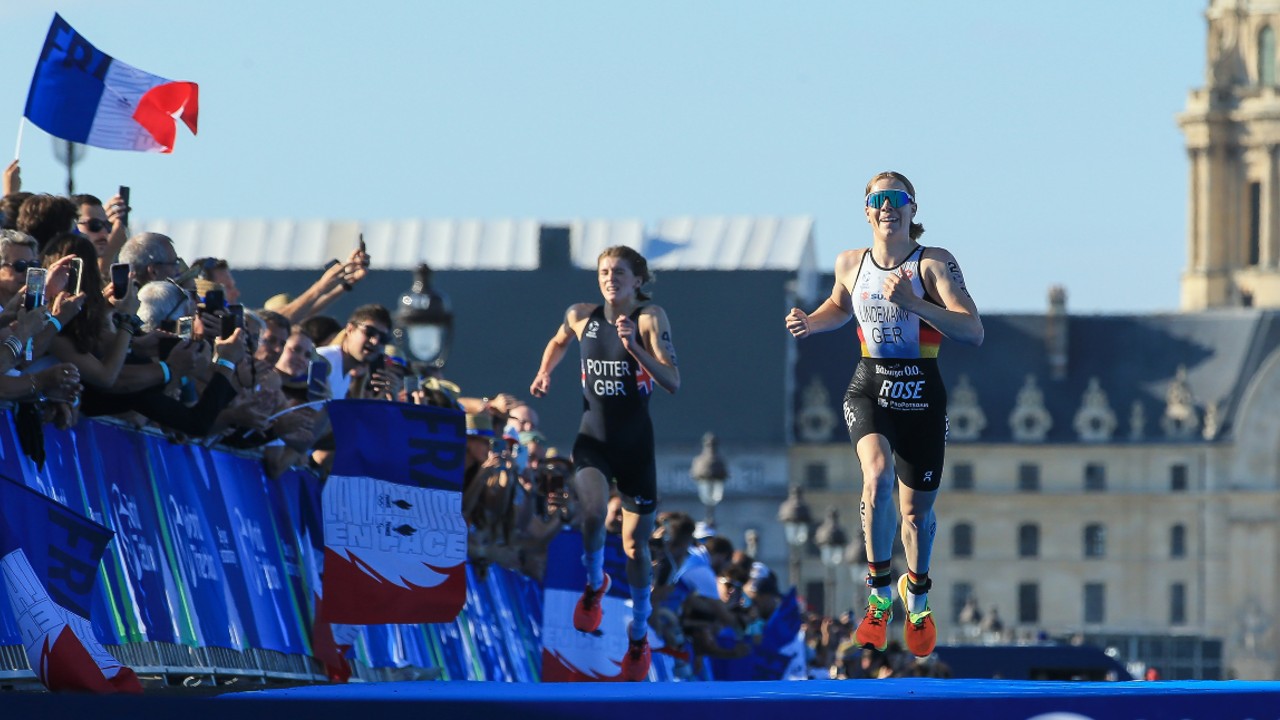 Laura Lindemann Beth Potter Mixed Relay Olympic Games Triathlon Paris Test Event