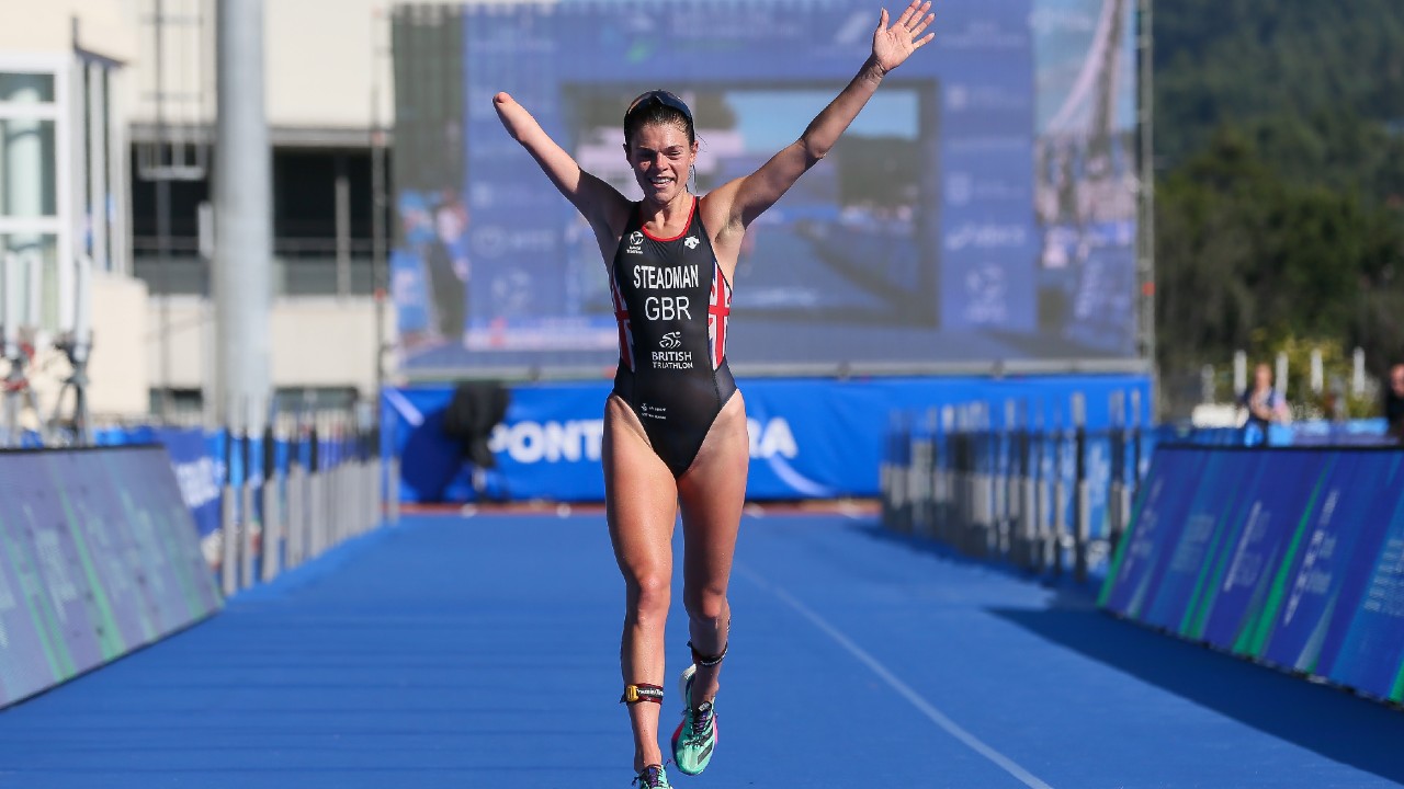 Lauren Steadman World Triathlon Para Championships Pontevedra 2023