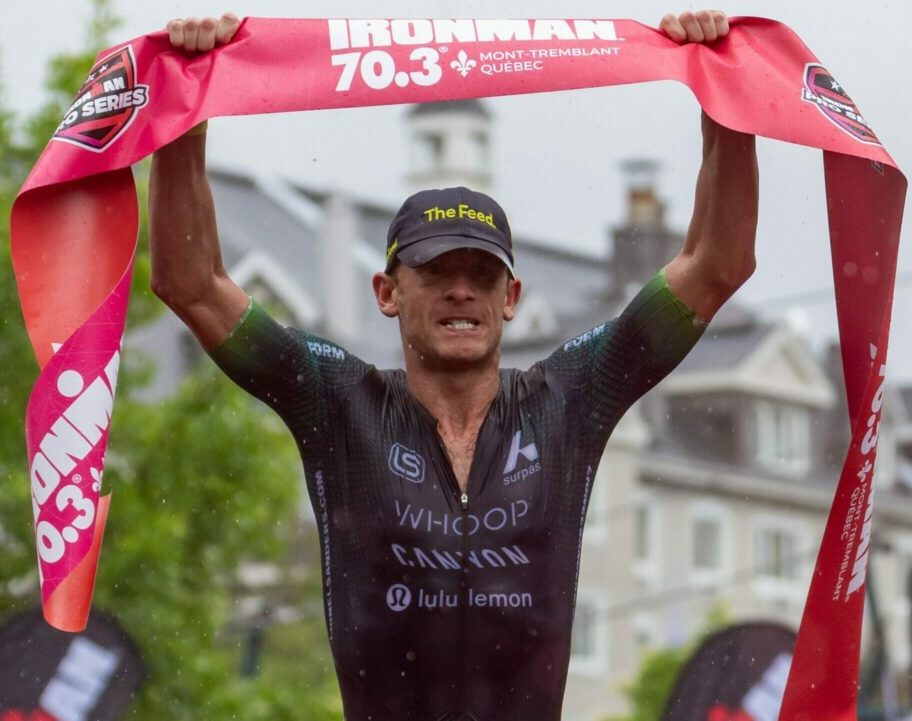 Lionel Sanders took his sixth title at IRONMAN 70.3 Mont-Tremblant.