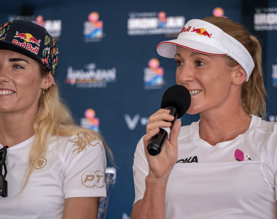 Lucy-Charles Barclay and Daniela Ryf - IRONMAN World Championship 2023 Press Conference