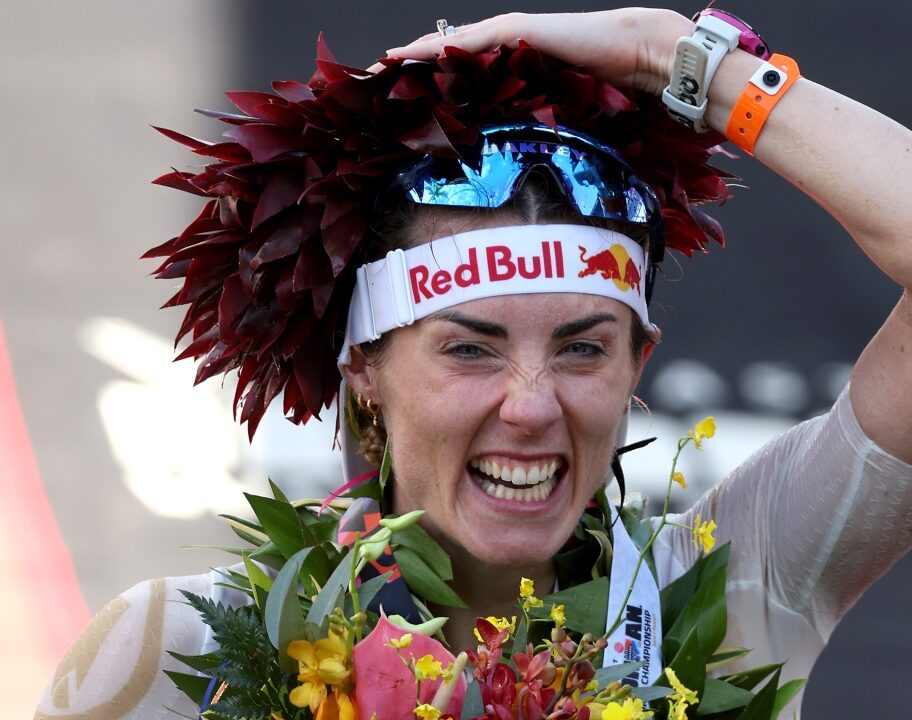 Lucy Charles Barclay wins 2023 IRONMAN World Championship photo credit Getty Images for IRONMAN