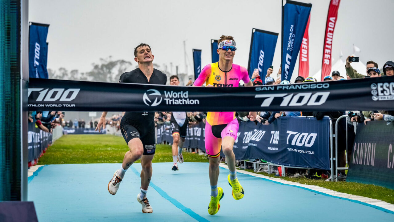 Marten Van Riel and Kyle Smith put on a show at the San Francisco T100.