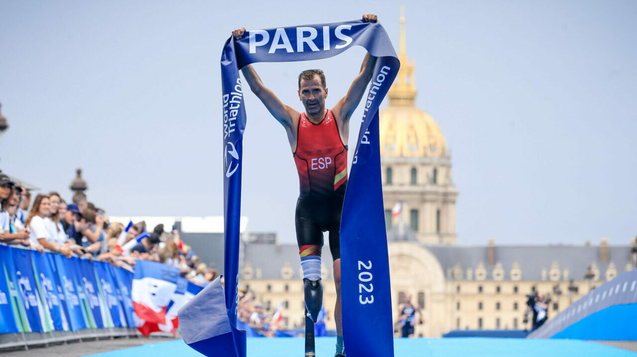 World Triathlon Para Cup Paris 2023 - Daniel Molina PTS3