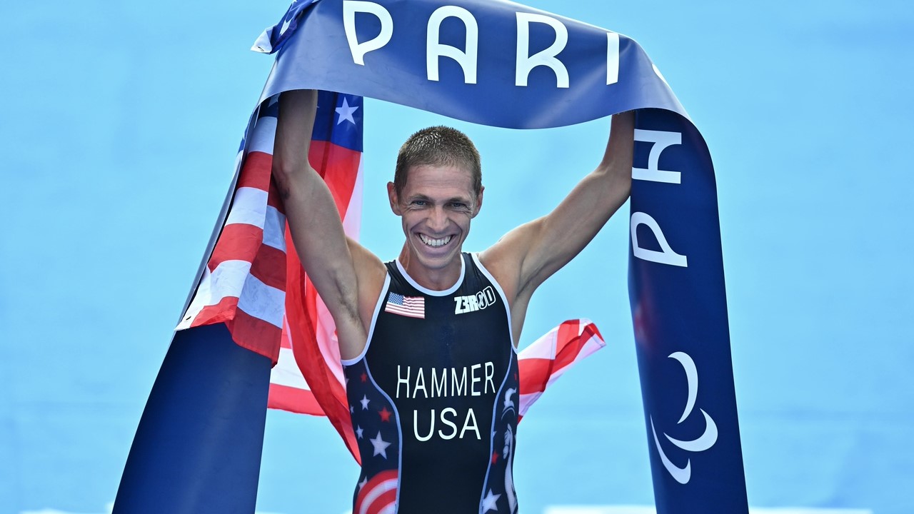 Chris Hammer Paris 2024 Paralympic Games Triathlon PTS5