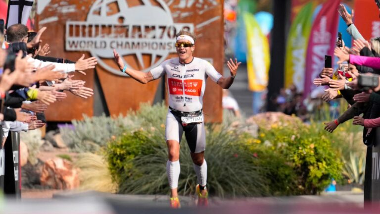 Kristian Blummenfelt wins 2022 IRONMAN 70.3 World Championship, St George, Utah