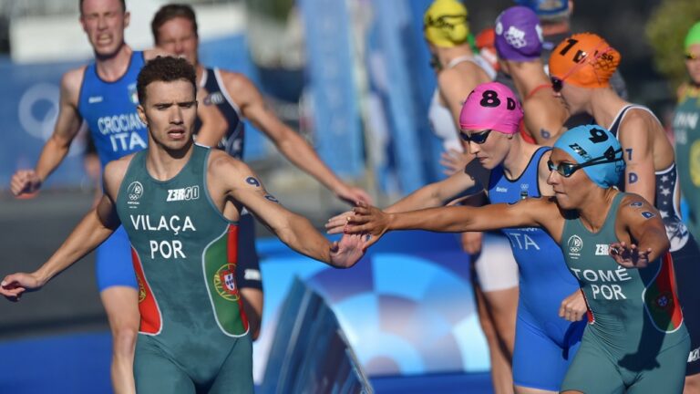 Vasco Vilaca Olympics Triathlon 2024 Paris Mixed Relay